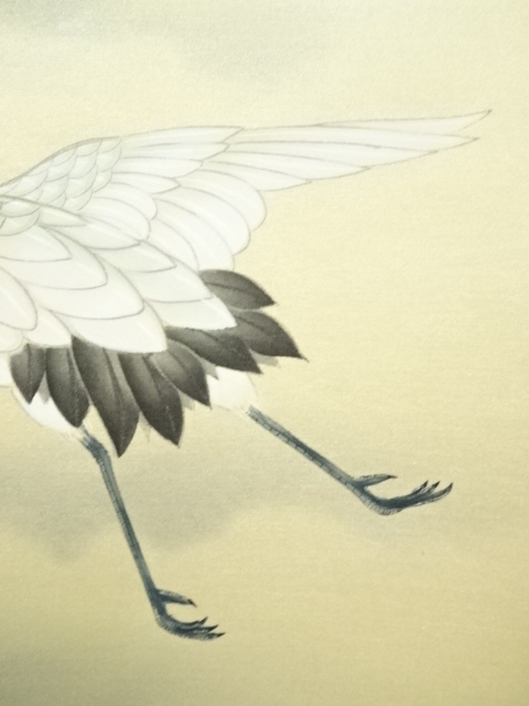 K81 国井幸雪 「薔薇に鳥」 掛軸 日本画 絹本 共箱 掛軸】梅月 - 国井 幸雪 作｜掛軸販売・通販・買取の高美堂（こうびどう）